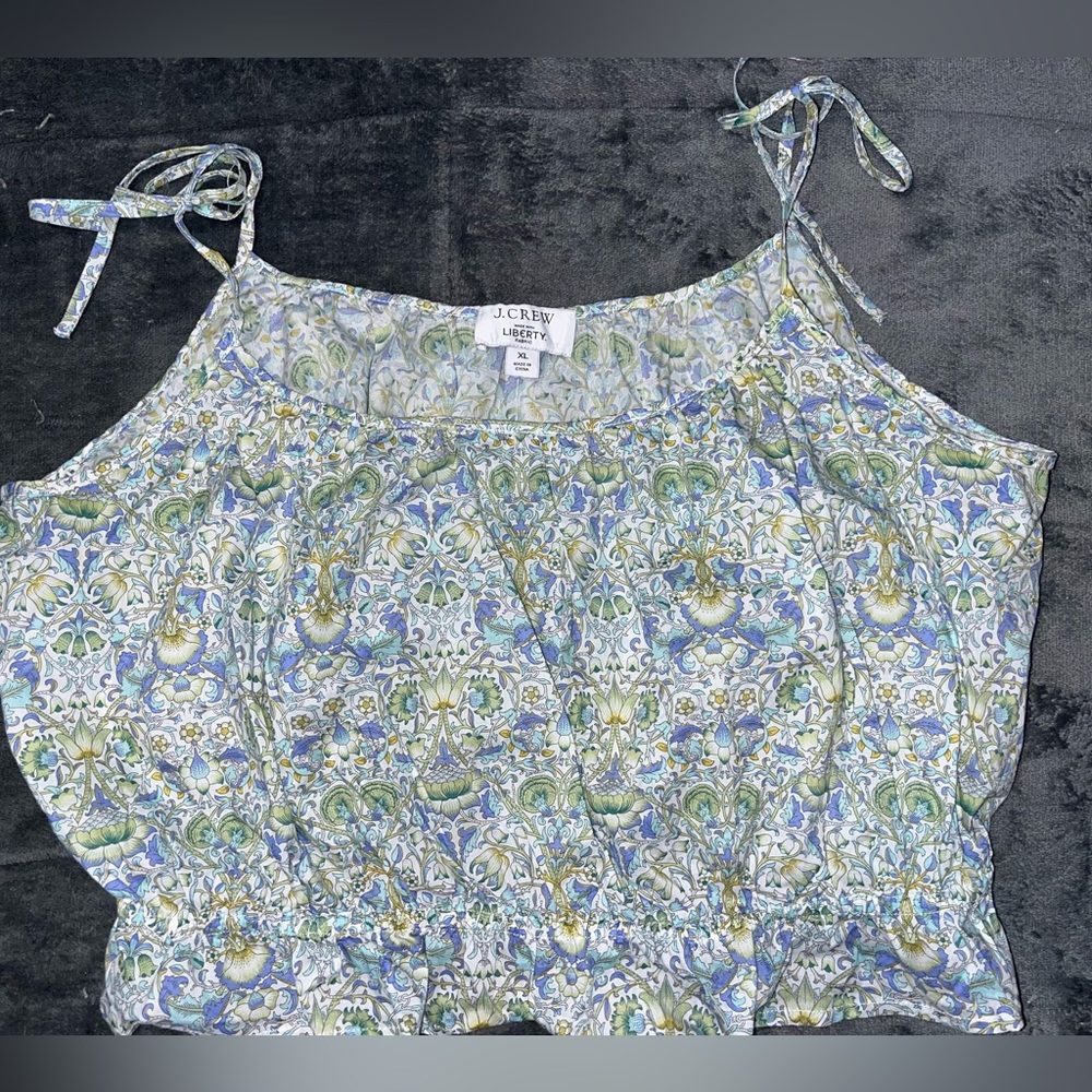 J. Crew Liberty halter top like new XL
